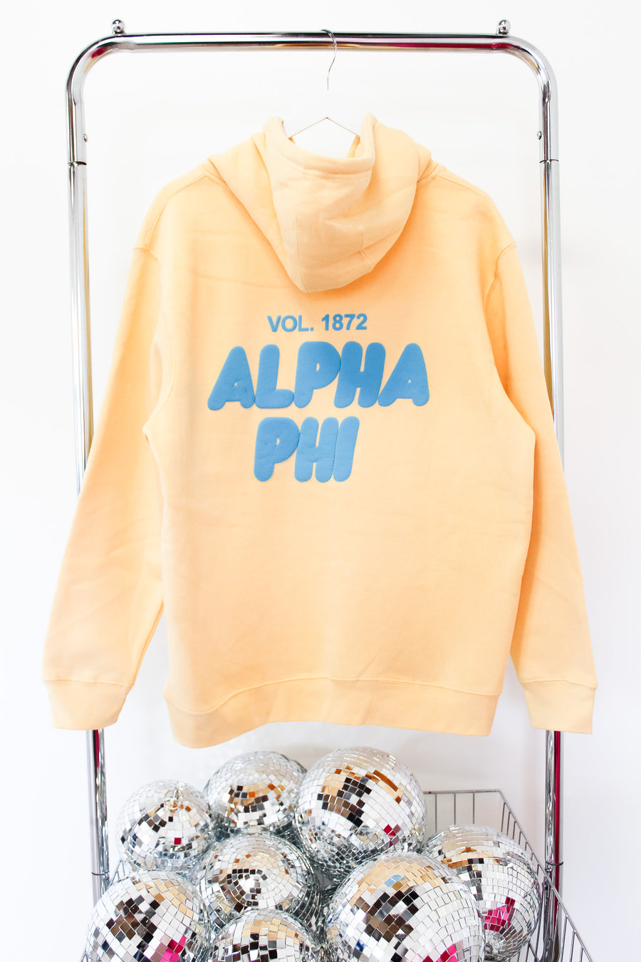 Alpha Phi Foxy Sweatshirt - LG BUTTER