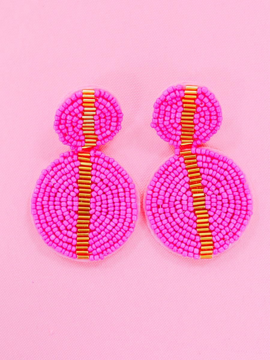 Colleen Earrings Pink