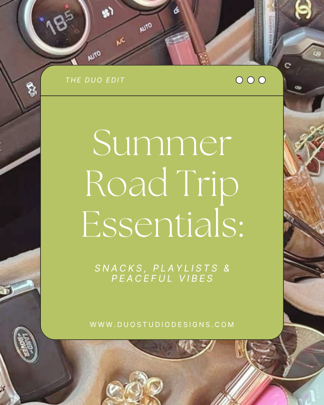 Summer Road Trip Essentials: Snacks, Playlists & Peaceful Vibes
