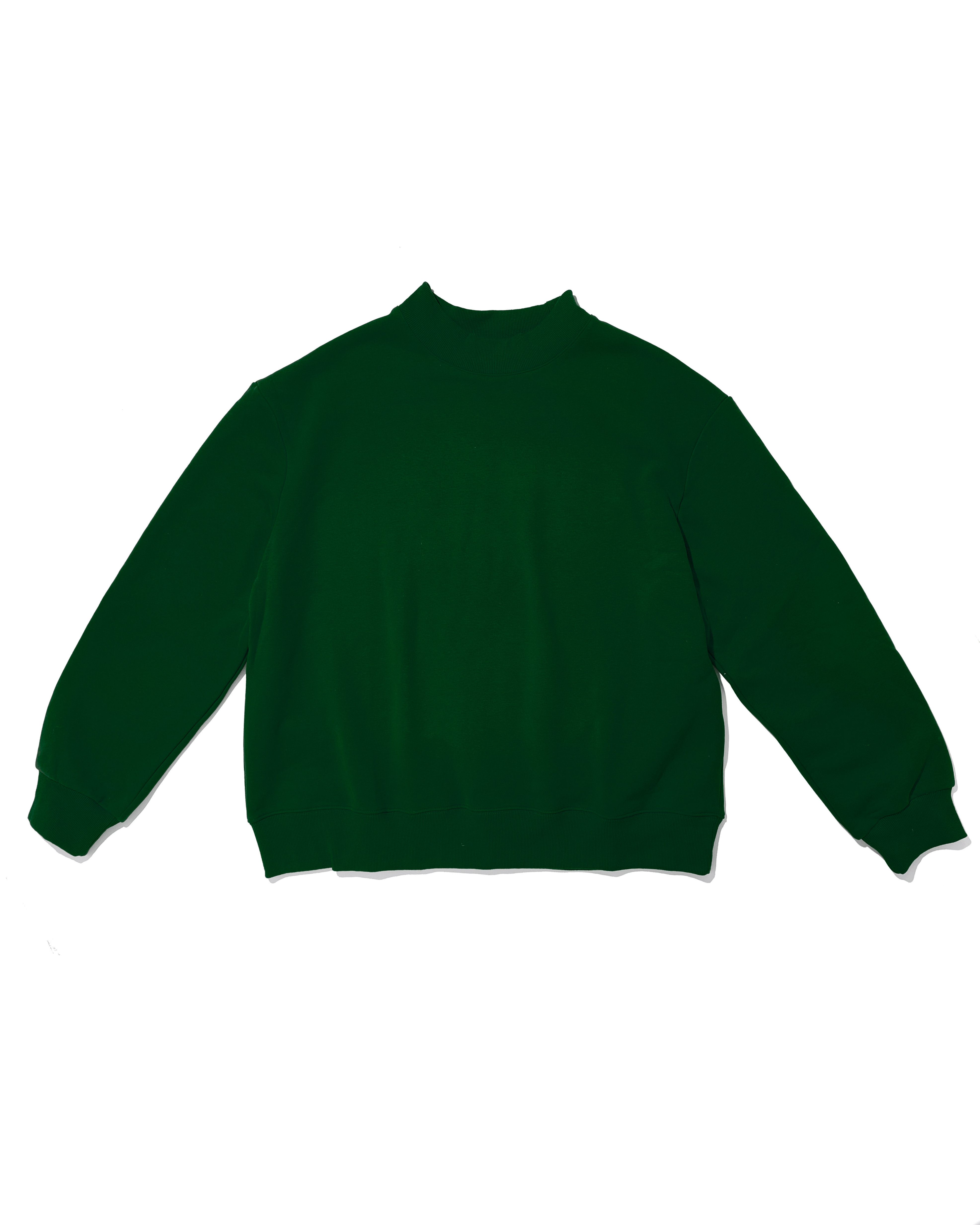 Forest mock neck flat lay