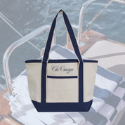 Embroidered Sorority Tote