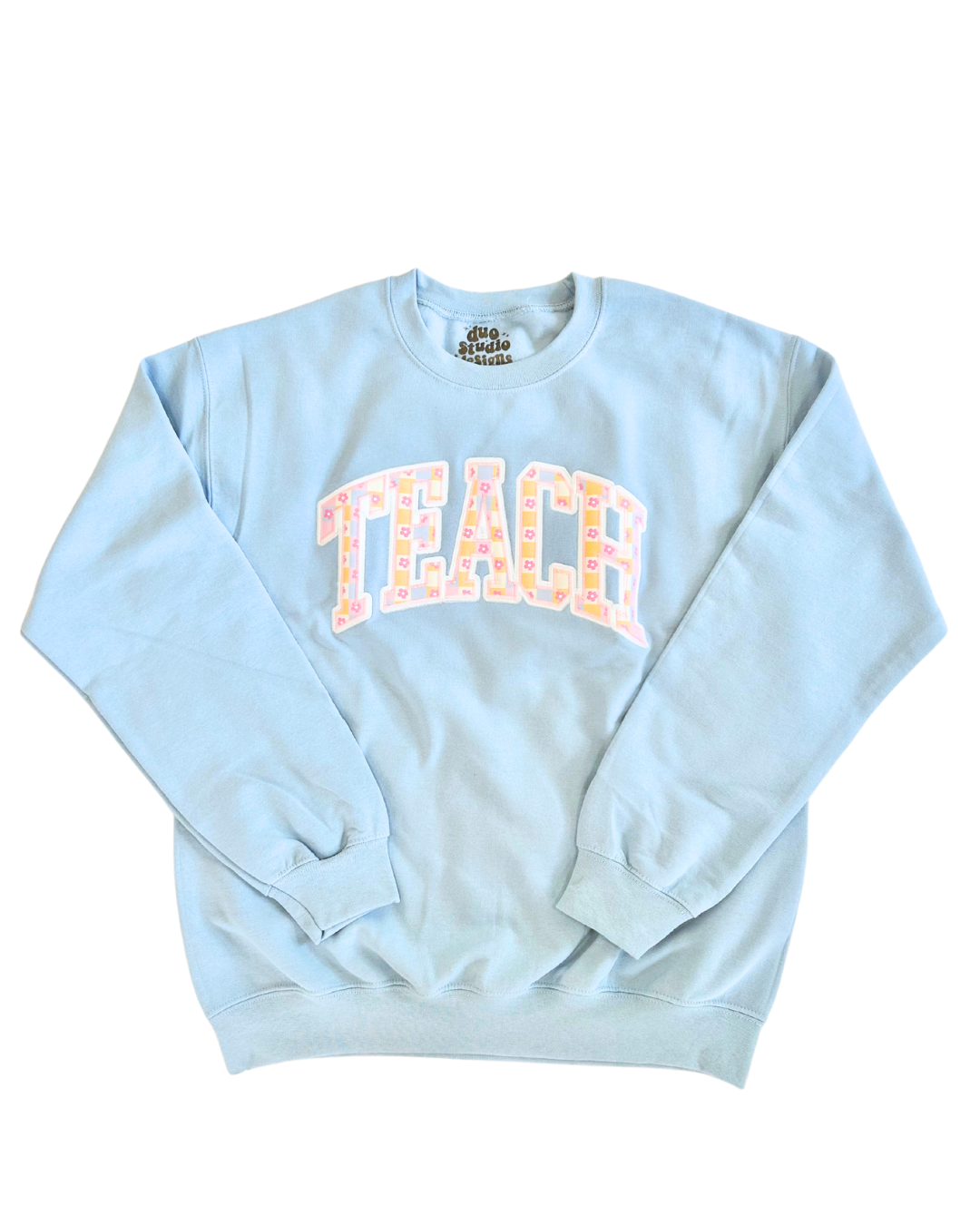 Daisy Daze Custom Appliqué Embroidered Sweatshirt