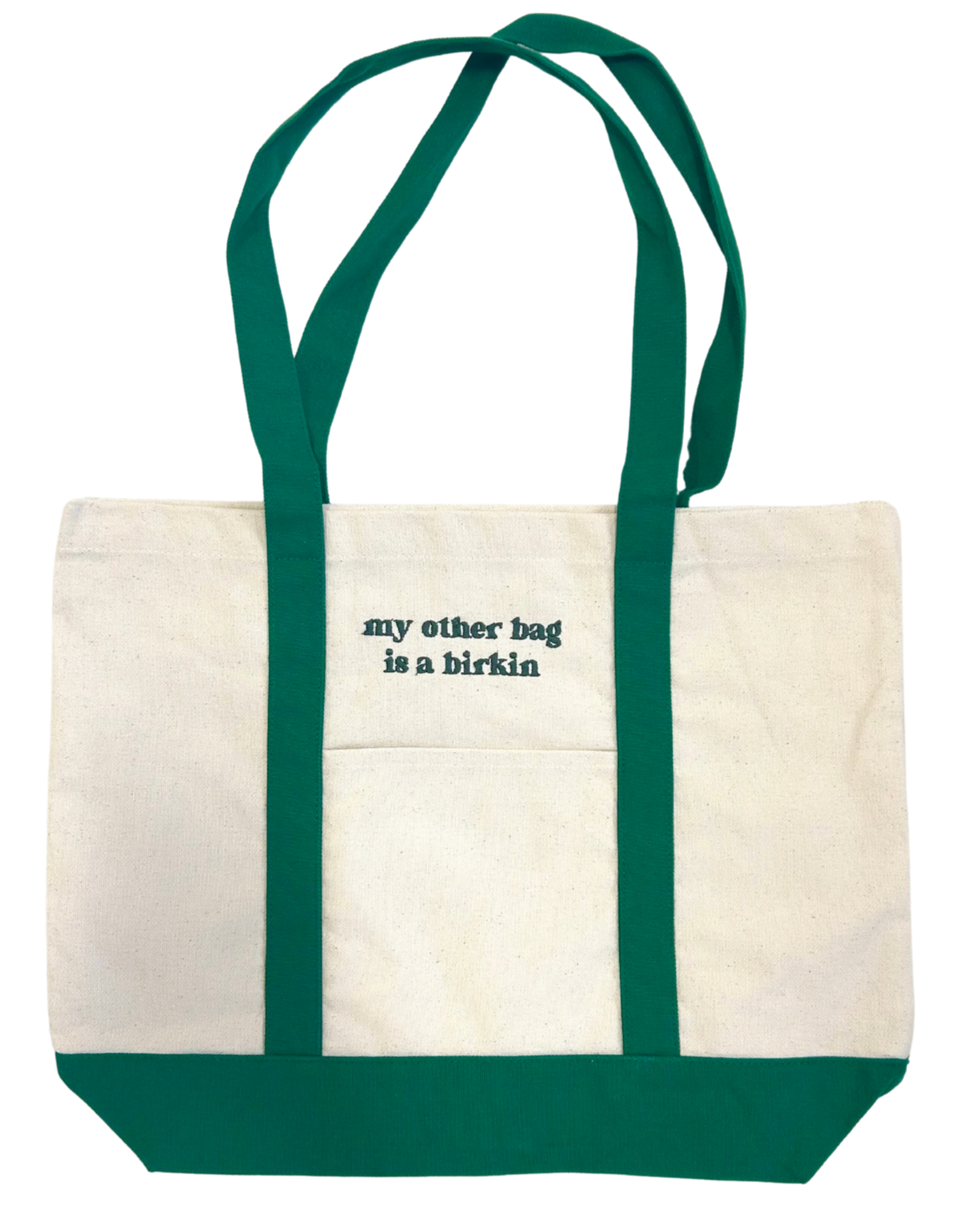 My Other Bag Is a Birkin Canvas Tote