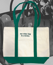 My Other Bag Is a Birkin Canvas Tote