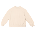 cream mock neck flat lay