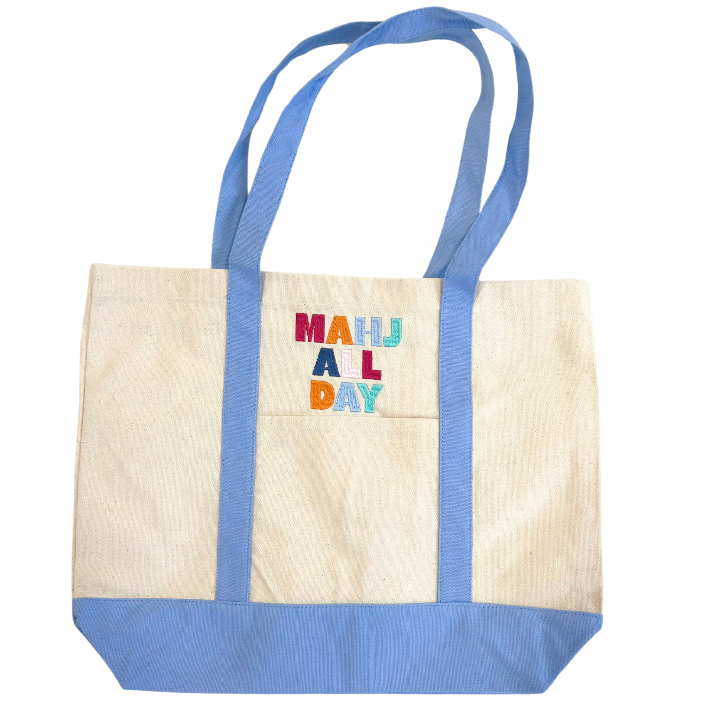 Mahj All Day Canvas Tote