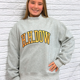 Dow High Mock Neck Sweatshirt - Ash