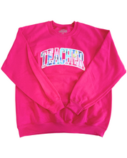Petal Party Custom Appliqué Embroidered Sweatshirt