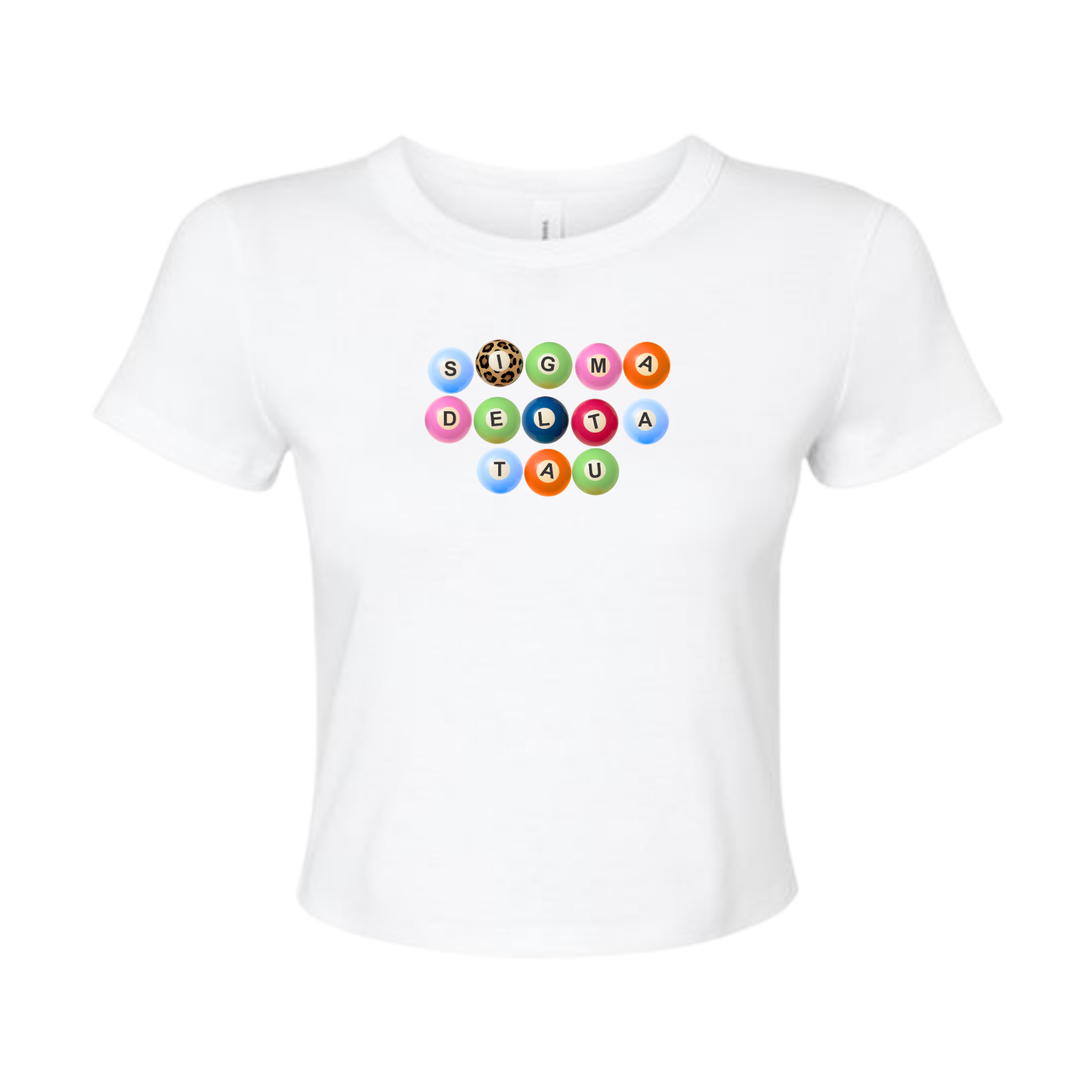 On Cue Sorority Baby Tee