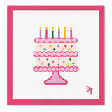 Birthday Cake Needlepoint Canvas