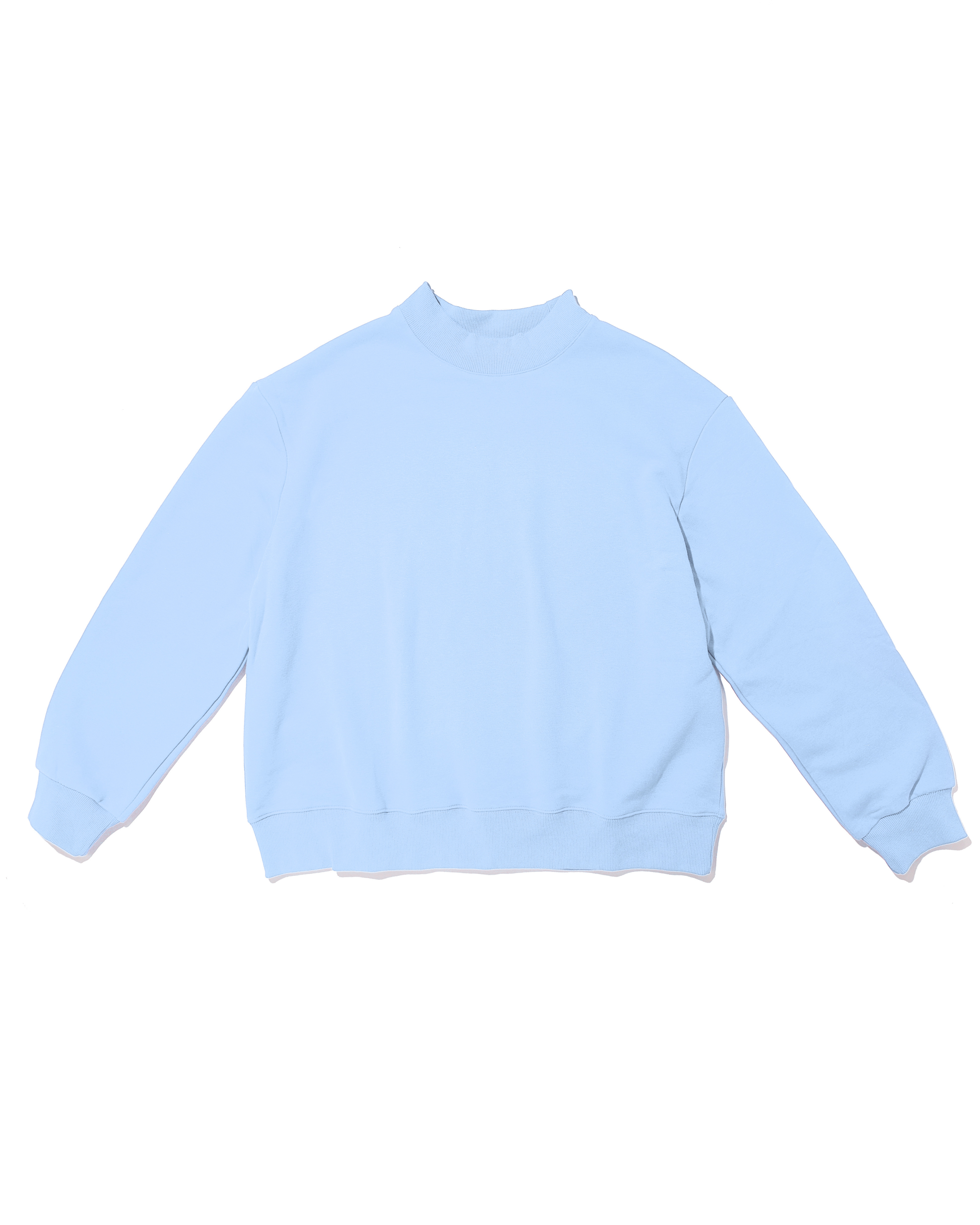 Light blue oak neck flat lay