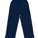 navy sweatpants flat lay