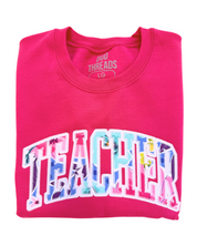 Petal Party Custom Appliqué Embroidered Sweatshirt