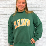 Dow High Mock Neck Sweatshirt - Forest