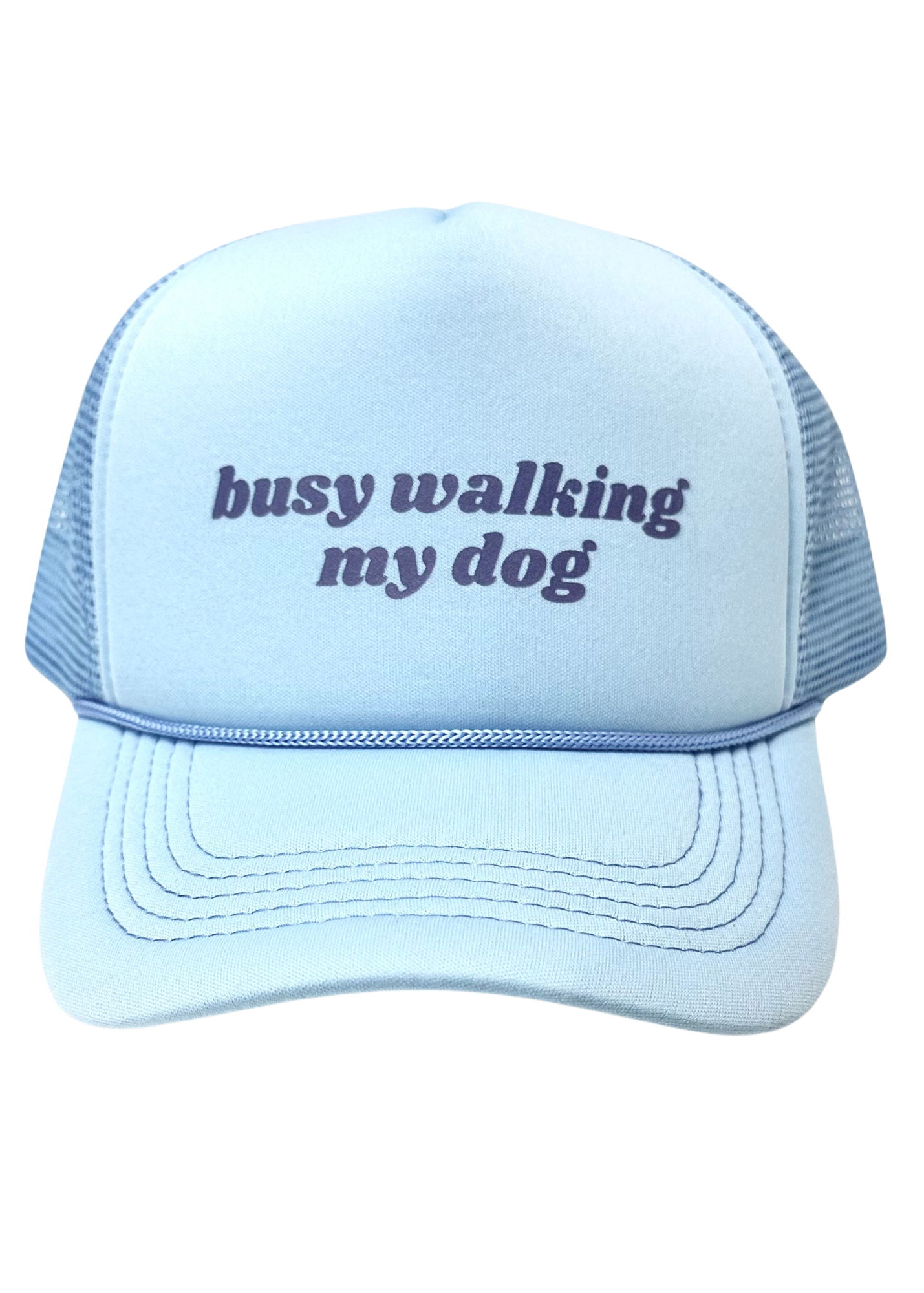 Busy Walking My Dog Trucker Hat