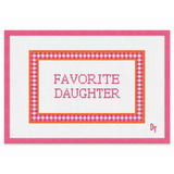Favorite Daughter Needlepoint Canvas