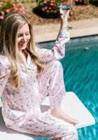 Load image into Gallery viewer, Martini Time | Charlotte Satin Pants Set
