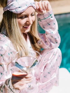 Martini Time | Charlotte Satin Pants Set