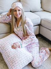 Martini Time | Charlotte Satin Pants Set