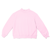 light pink mock neck flat lay