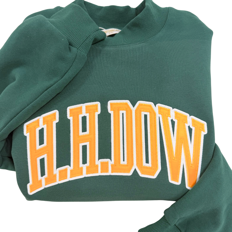 Dow High Mock Neck Sweatshirt - Forest