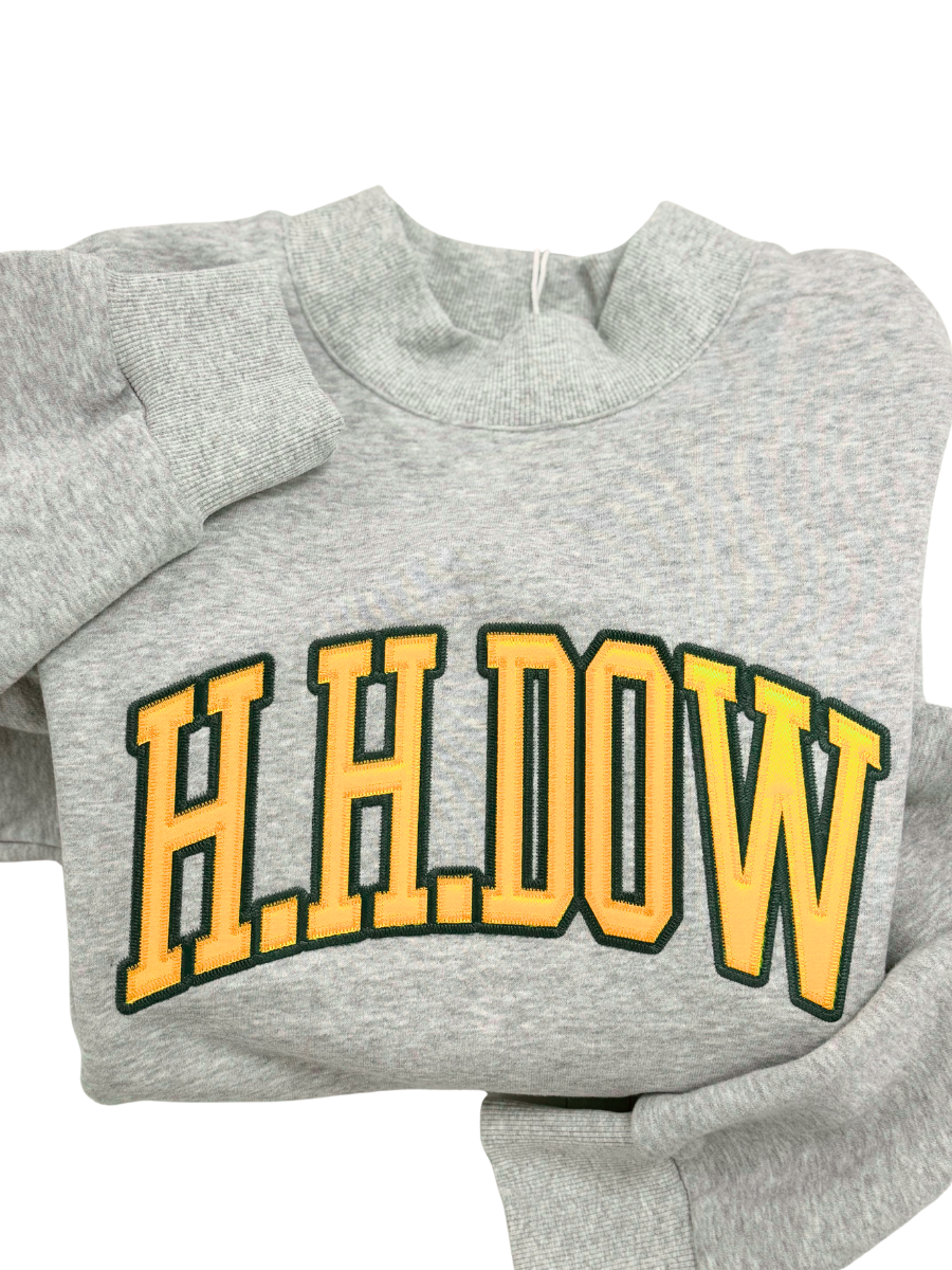 Dow High Mock Neck Sweatshirt - Ash