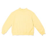 Butter mock neck flat lay