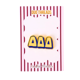 Delta Delta Delta Sorority Bubble Letter Needle Minder