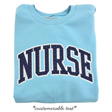 Dash and Dot Custom Appliqué Embroidered Sweatshirt