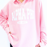 Collared Polo Sorority Sweatshirt
