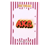 Sorority Bubble Letter Needle Minder