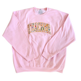 Classroom Scribbles Custom Appliqué Embroidered Sweatshirt
