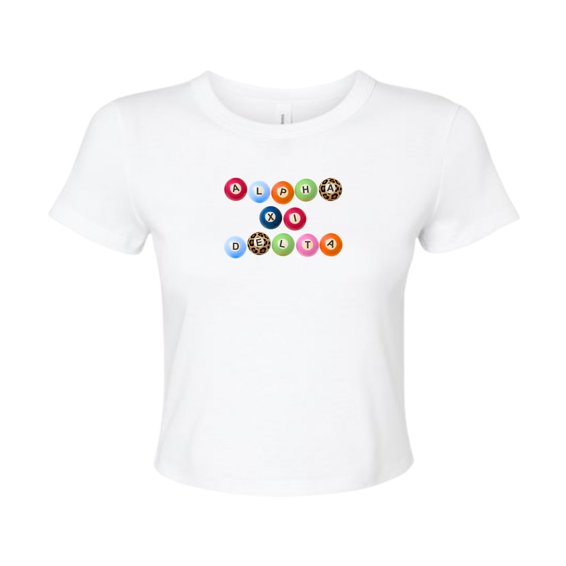 On Cue Sorority Baby Tee