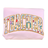 Classroom Scribbles Custom Appliqué Embroidered Sweatshirt