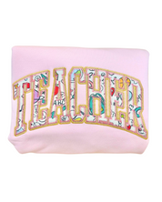 Classroom Scribbles Custom Appliqué Embroidered Sweatshirt