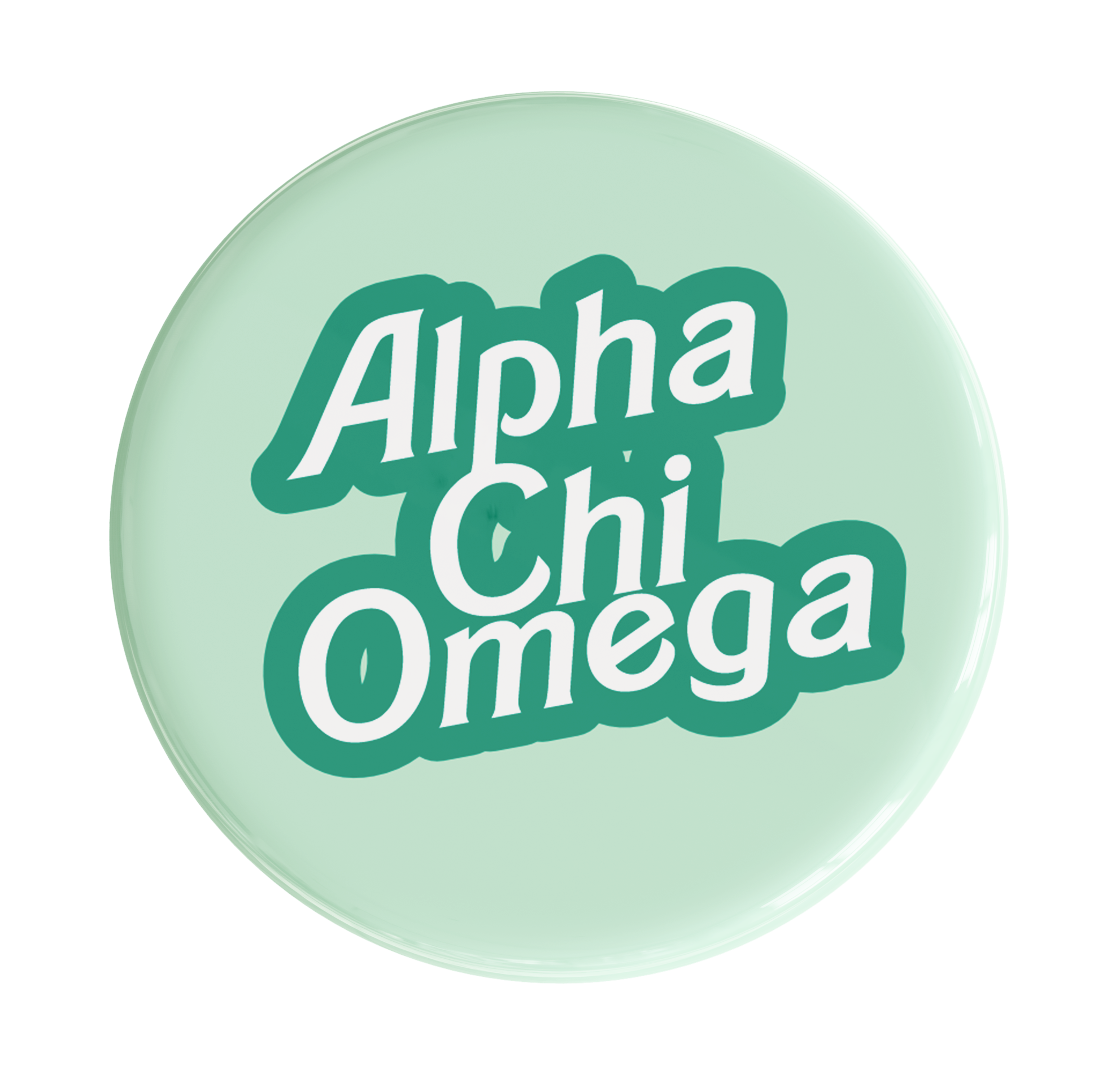 Alpha Chi Omega Dreamhouse Sorority Button