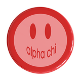 Alpha Chi Omega Smile Sorority Button