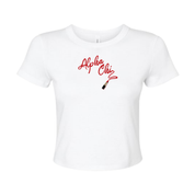 Alpha Chi Omega Flirty Sorority Baby Tee