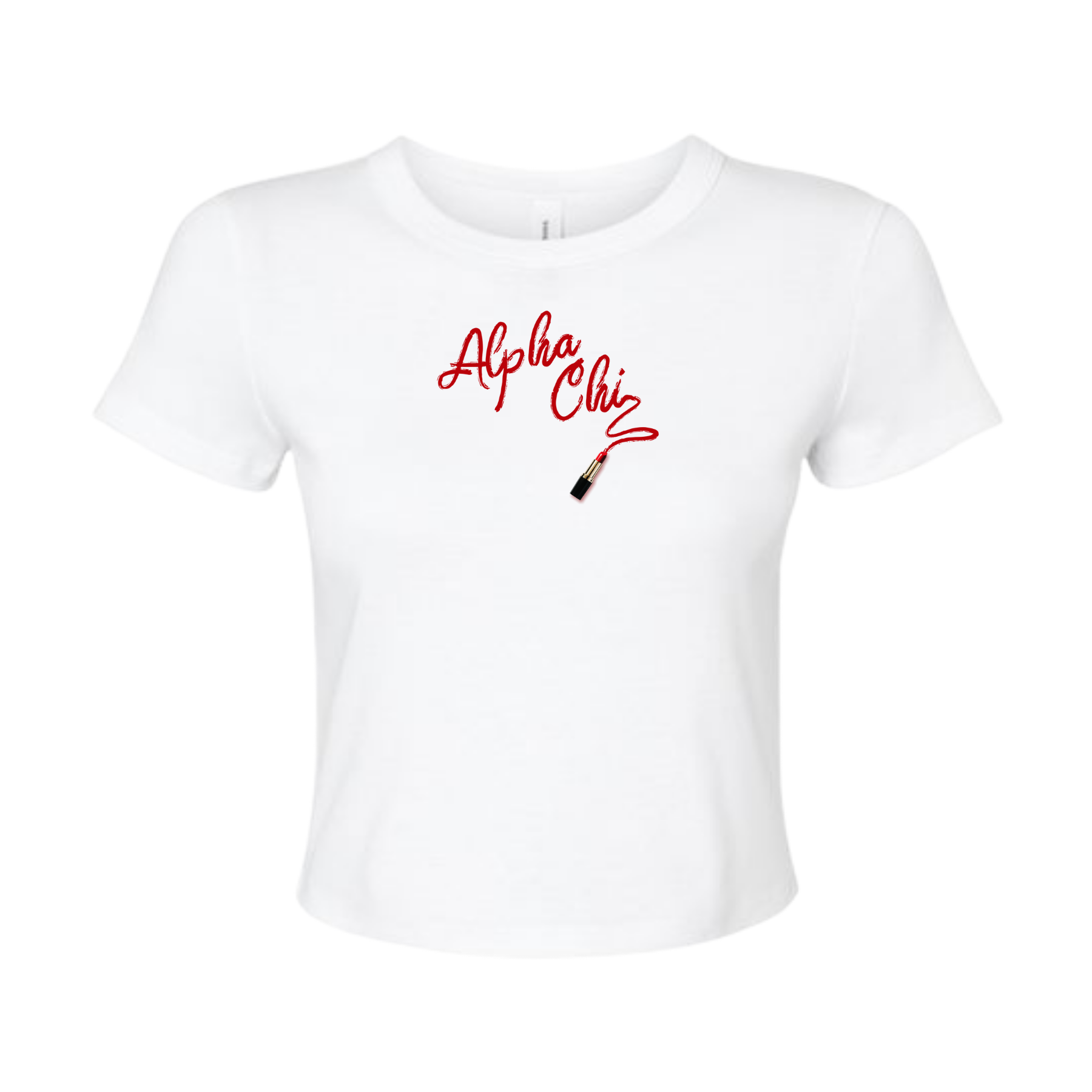 Alpha Chi Omega Flirty Sorority Baby Tee