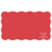 Scalloped Sorority Desk Mat