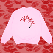 Alpha Chi Omega Flirty Sorority Crewneck Sweatshirt