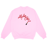 Alpha Chi Omega Flirty Sorority Crewneck Sweatshirt