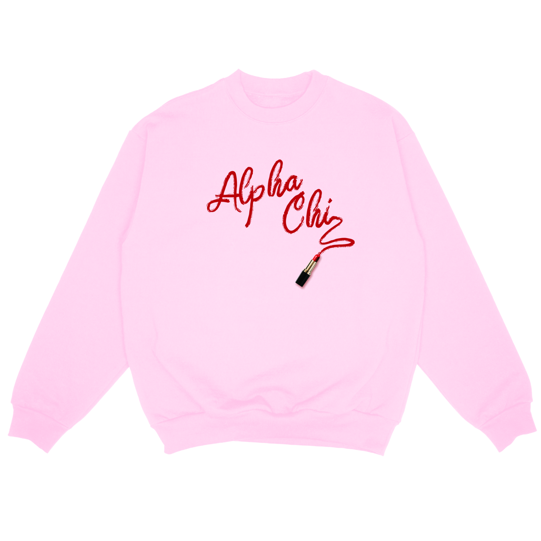 Alpha Chi Omega Flirty Sorority Crewneck Sweatshirt
