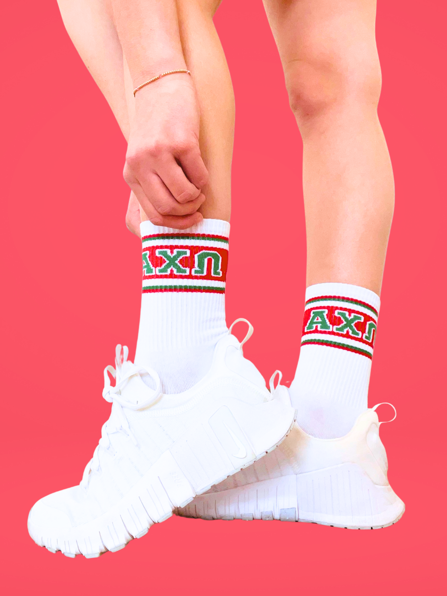 Alpha Chi Omega Socks