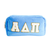 Chenille Sorority Cosmetic Bag