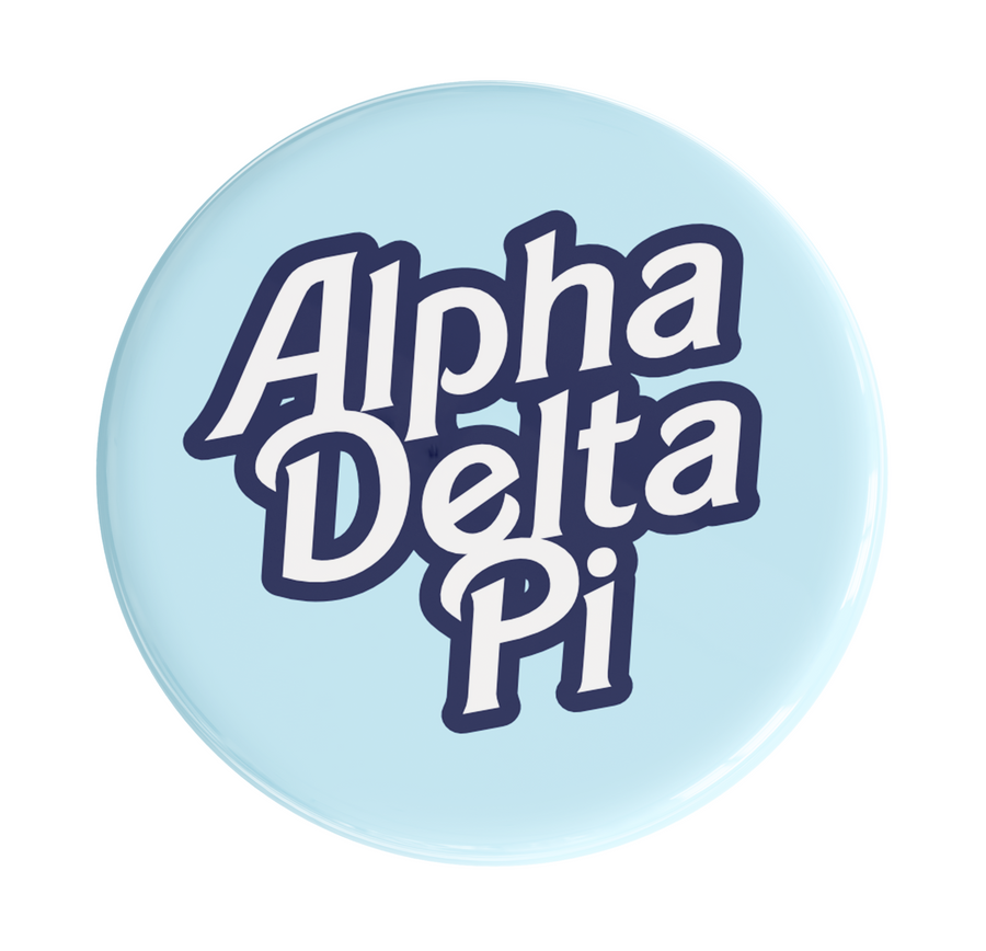 Alpha Delta Pi Dreamhouse Sorority Button