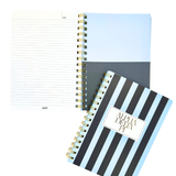 Alpha Delta Pi Stripe Sorority Notebook