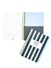 Alpha Delta Pi Stripe Sorority Notebook