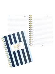Alpha Delta Pi Stripe Sorority Notebook