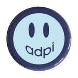 Alpha Delta Pi Smile Sorority Button